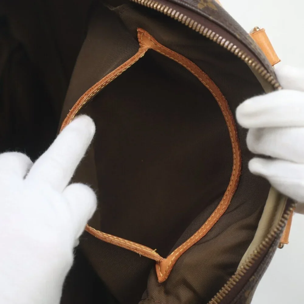 LOUIS VUITTON Authentic Brown Monogram Canvas Boston Bag - Picture 16 of 16